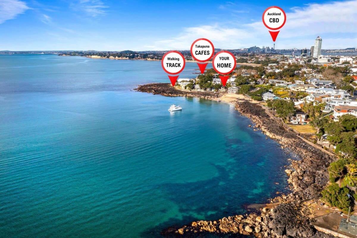 Takapuna Beachfront W Stunning Views Auckland Ngoại thất bức ảnh